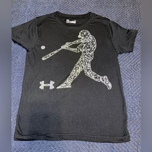 Black Under Armour Baseball Dri-Fit (youth)